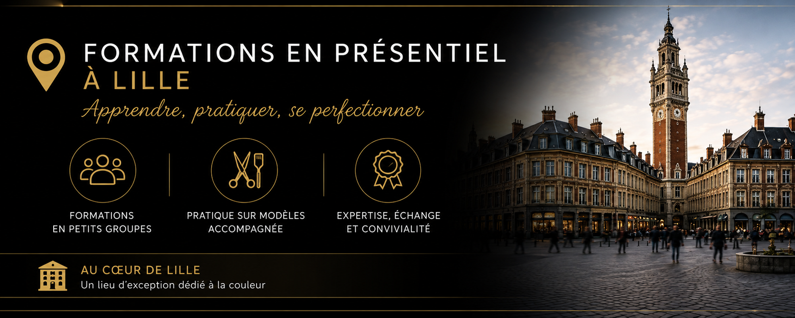 Formation en présentiel à l'Académie du Coloriste, Lille