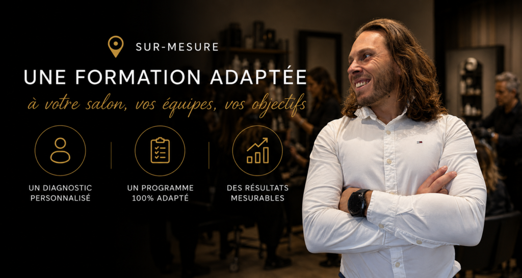 Formation coiffure intra-salon, coaching d'équipe personnalisé